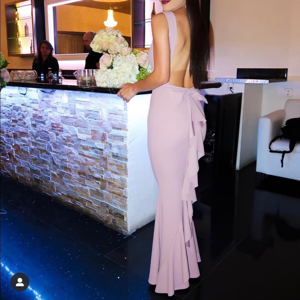 Prom and wedding dress for guest purple